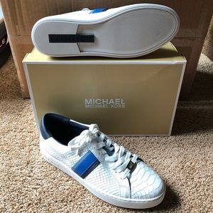 Brand New Michael Kors leather sneaker size 10